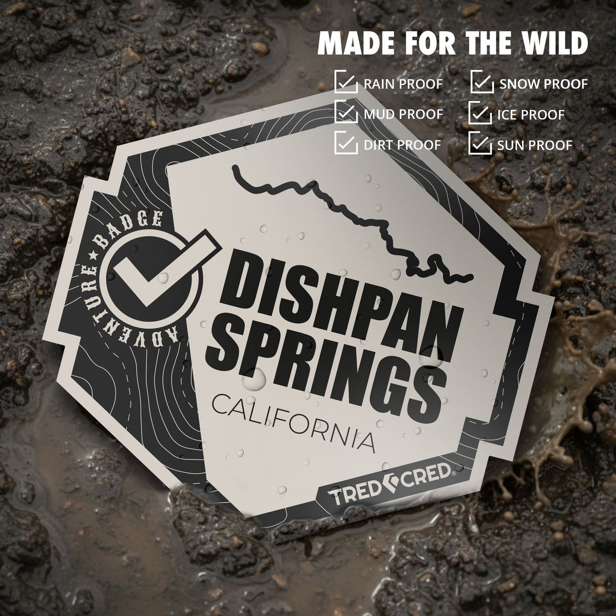 Sticker: Dishpan Springs