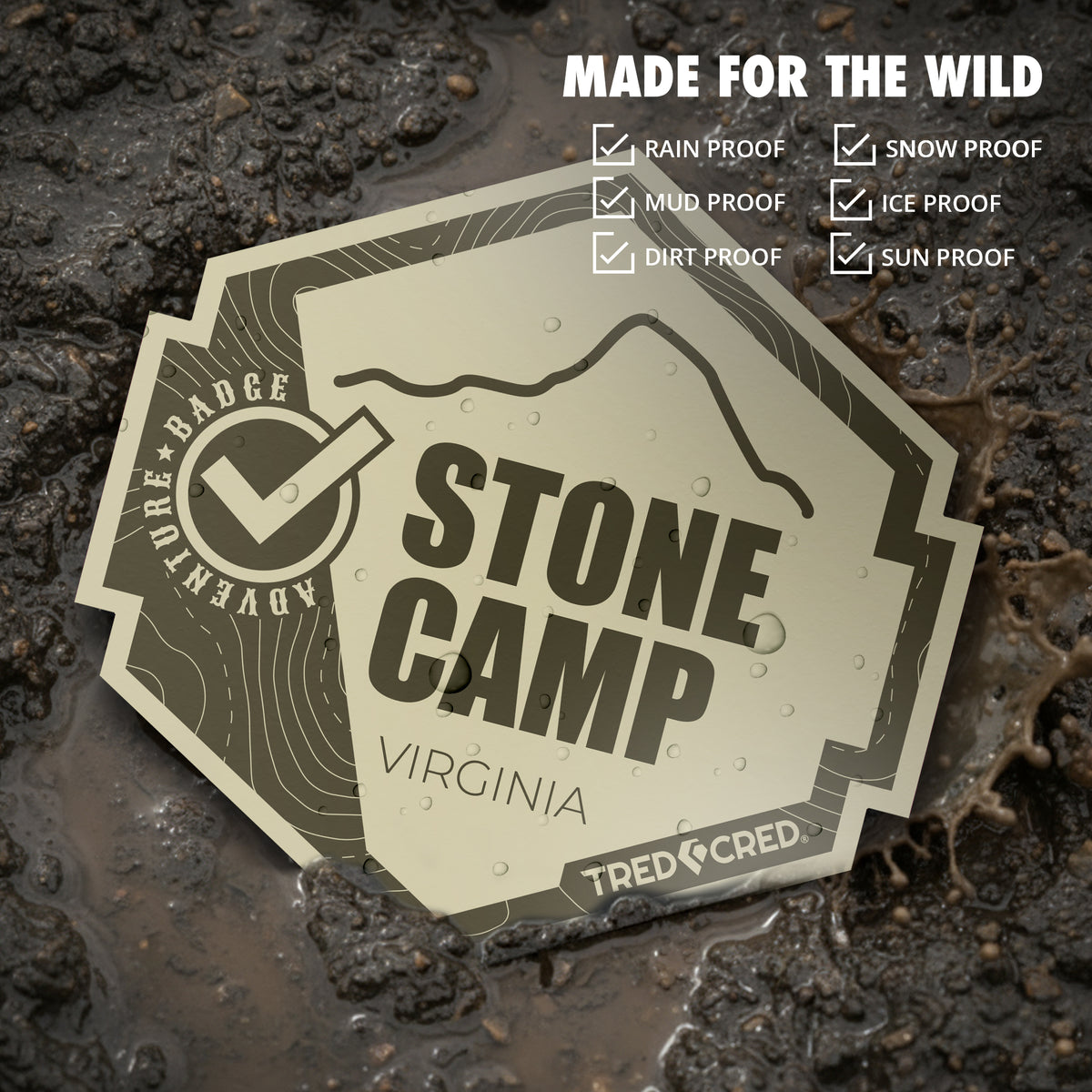 Sticker: Stone Camp