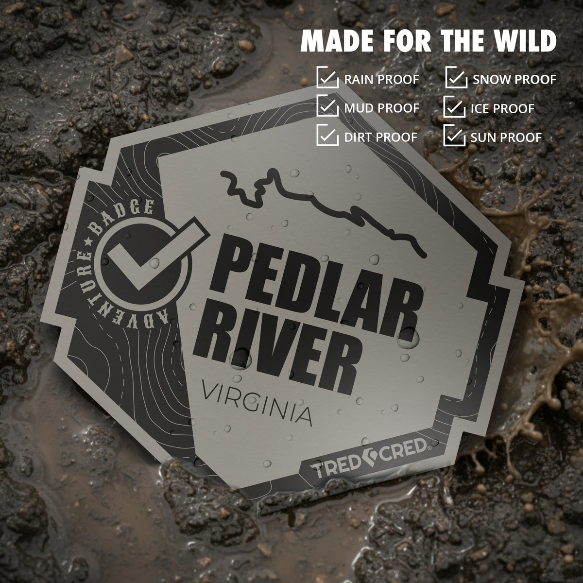 Sticker: Pedlar River