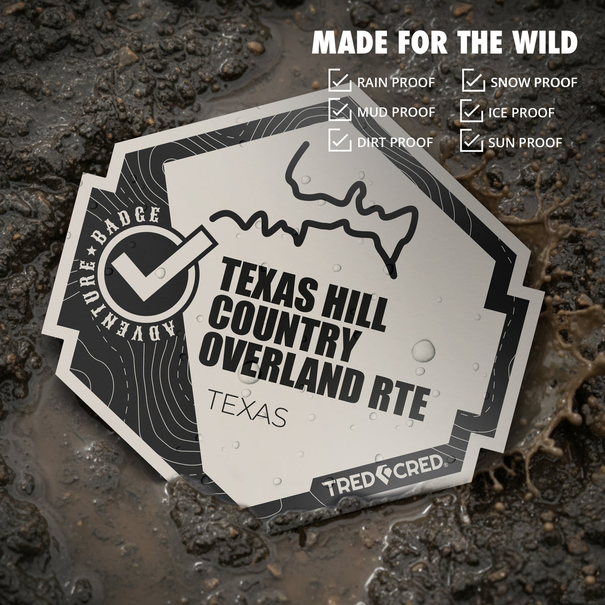 Sticker: Texas Hill Country Overland Route