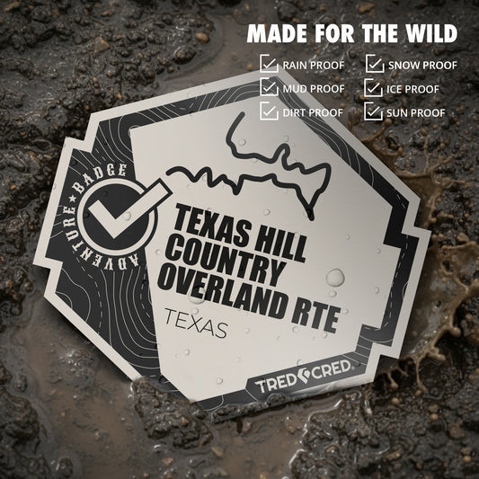 Sticker: Texas Hill Country Overland Route