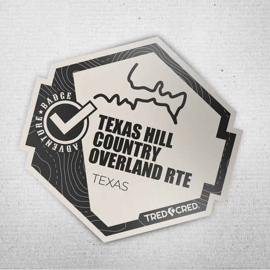 Sticker: Texas Hill Country Overland Route