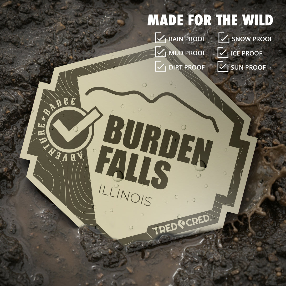 Sticker: Burden Falls