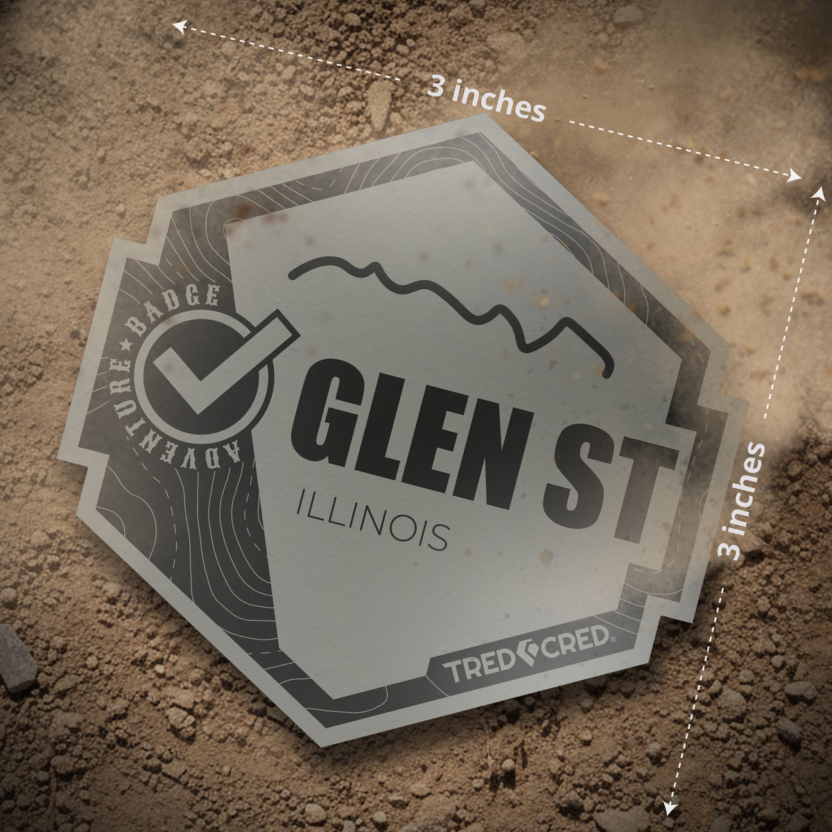 Sticker: Glen Street