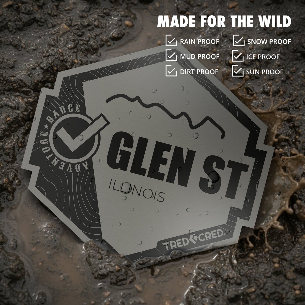 Sticker: Glen Street