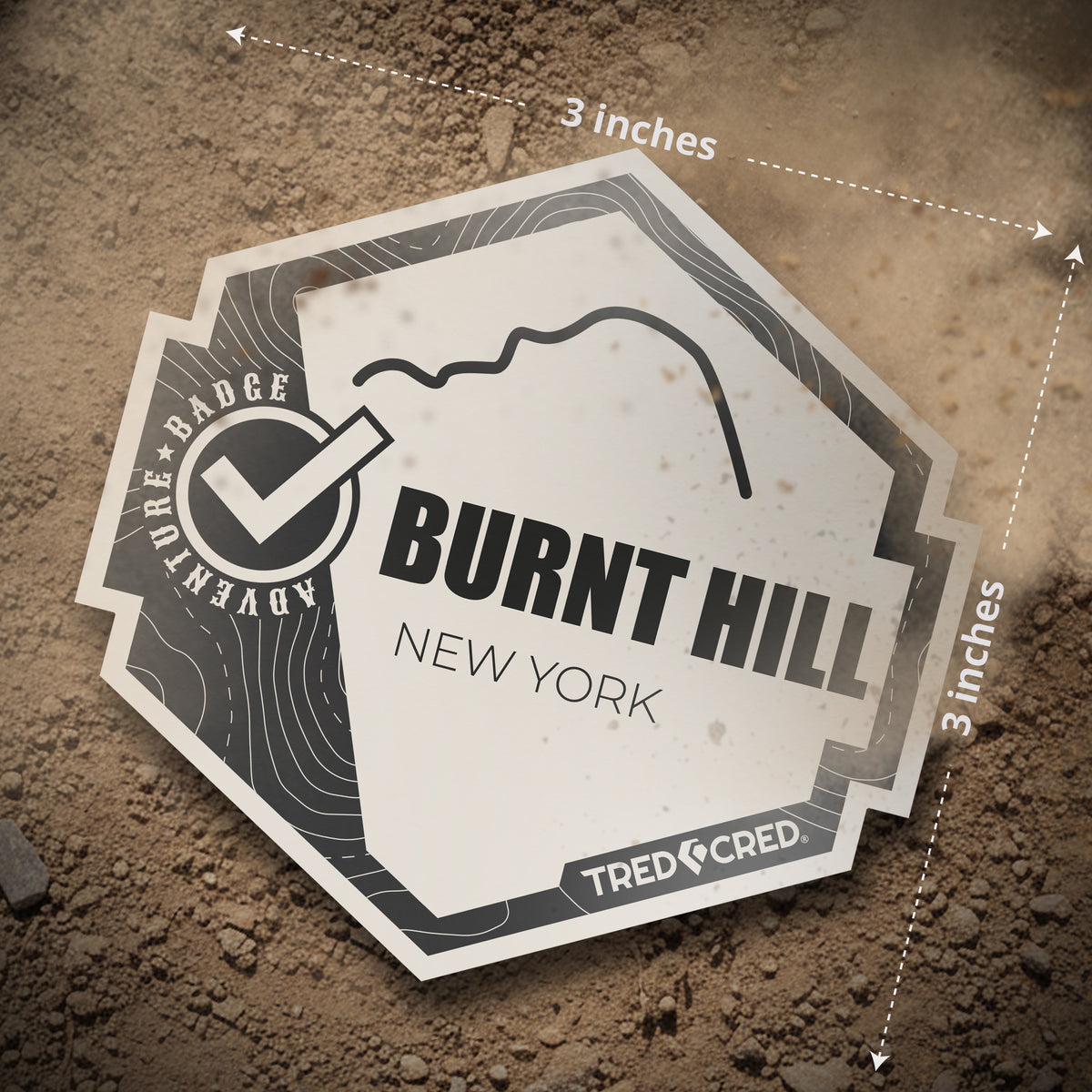 Sticker: Burnt Hill