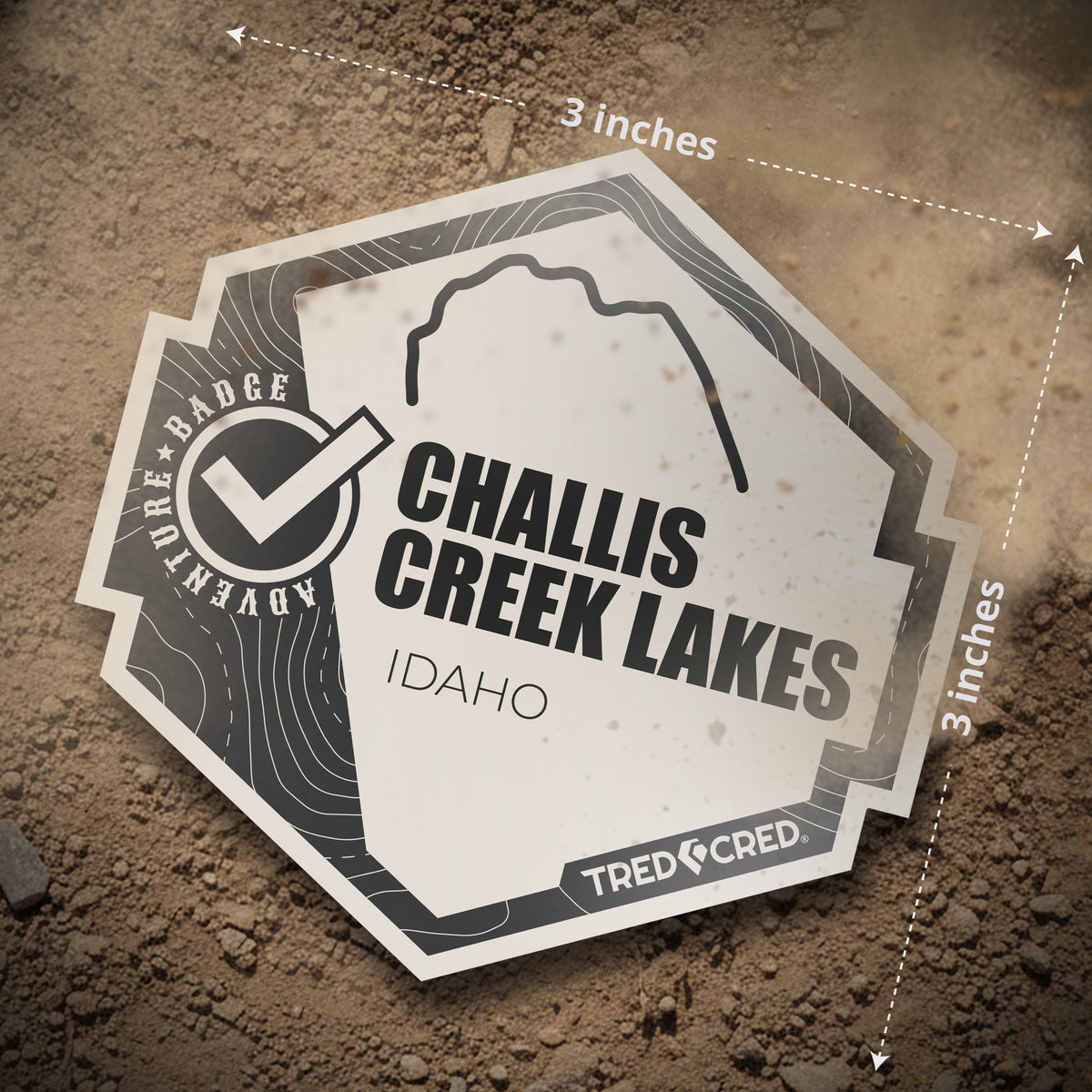 Sticker: Challis Creek Lakes