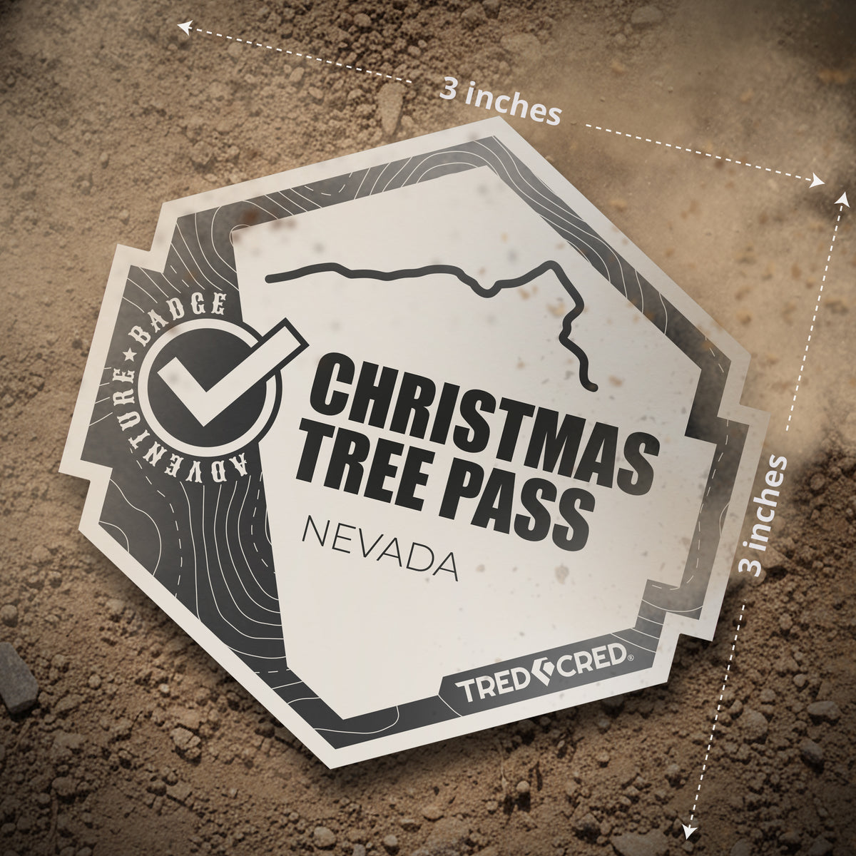 Sticker: Christmas Tree Pass