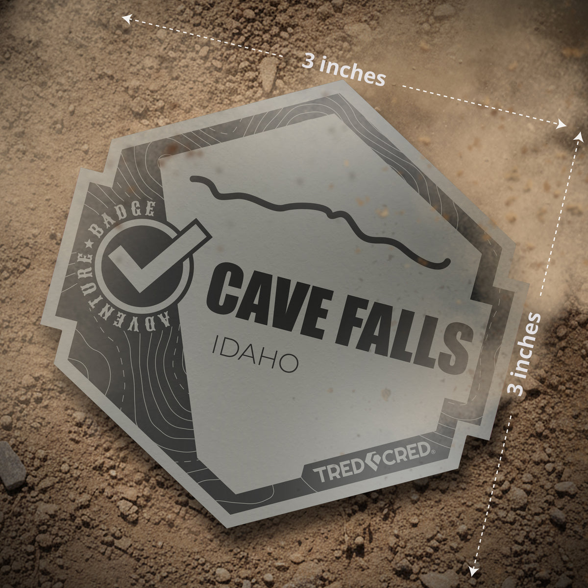 Sticker: Cave Falls