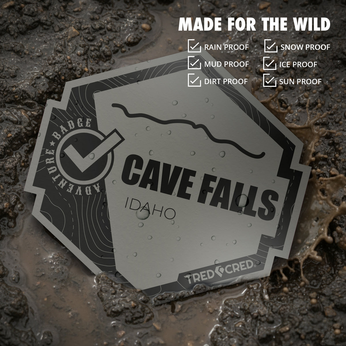 Sticker: Cave Falls