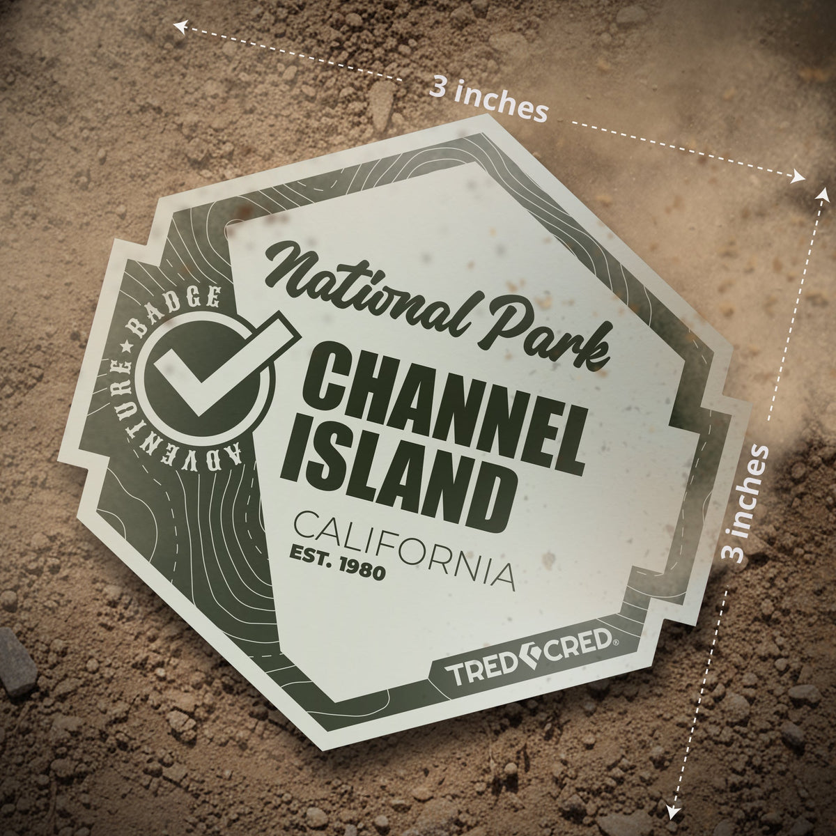 Channel Island sticker dirt