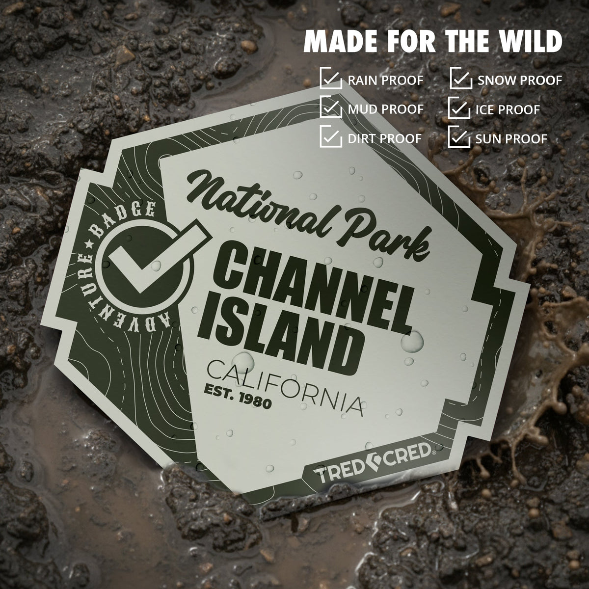Channel Island sticker mud