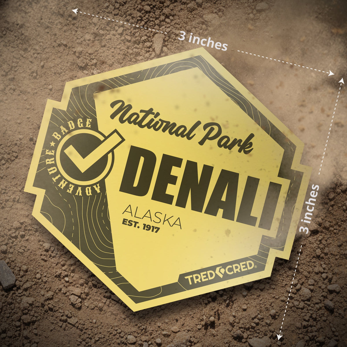 Denali sticker dirt