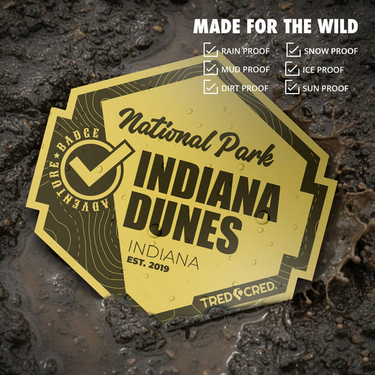 Indiana Dunes sticker mud