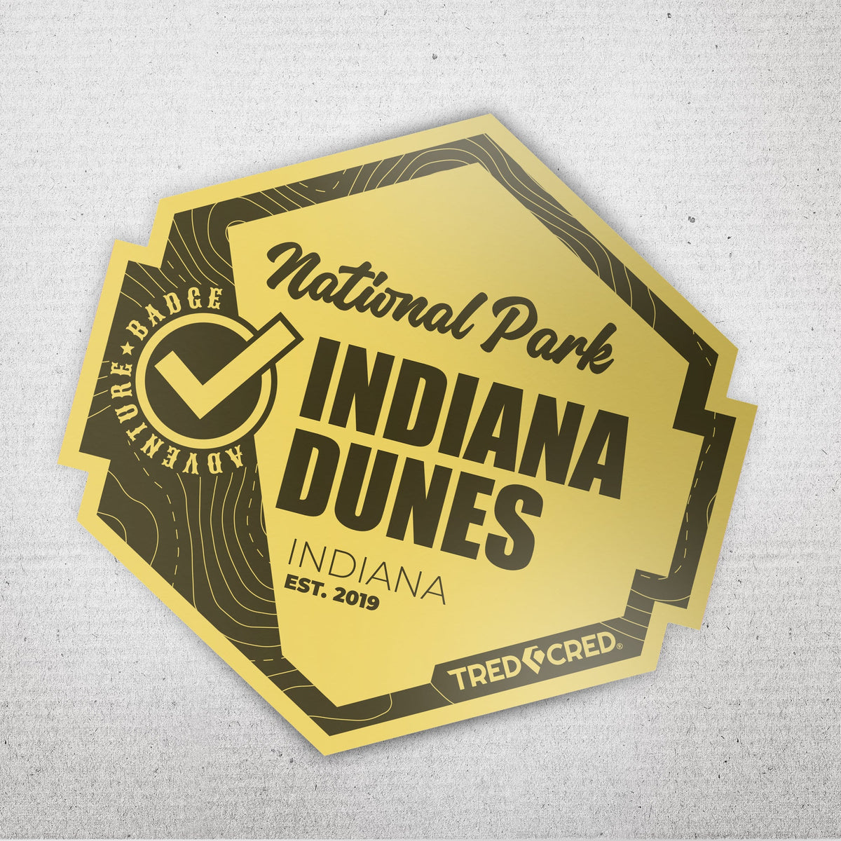 Indiana Dunes sticker thumb