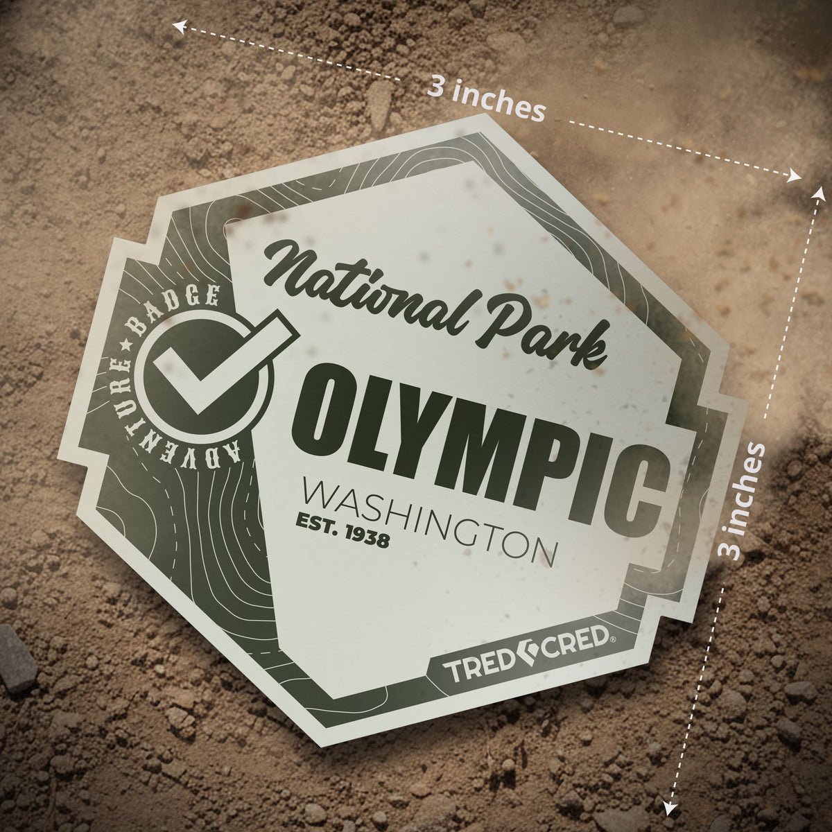 Olympic sticker dirt