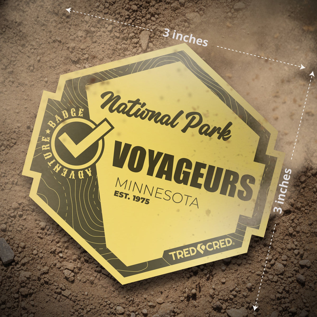 Voyageurs sticker dirt
