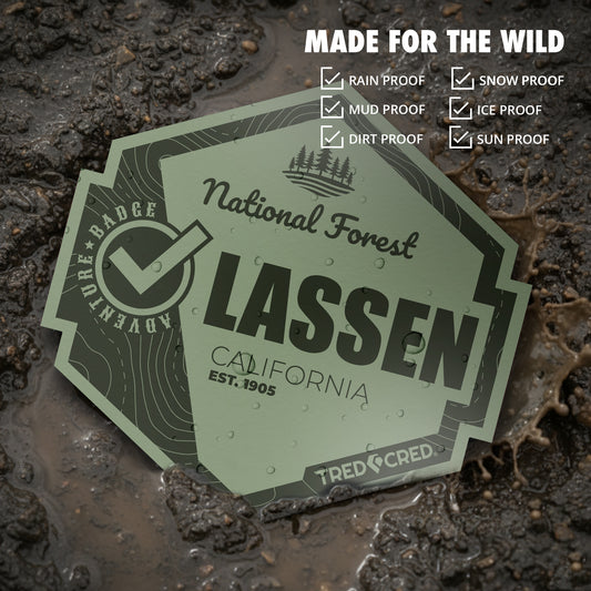 Sticker: Lassen National Forest