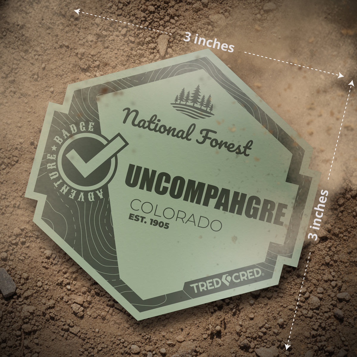 Sticker: Uncompahgre National Forest