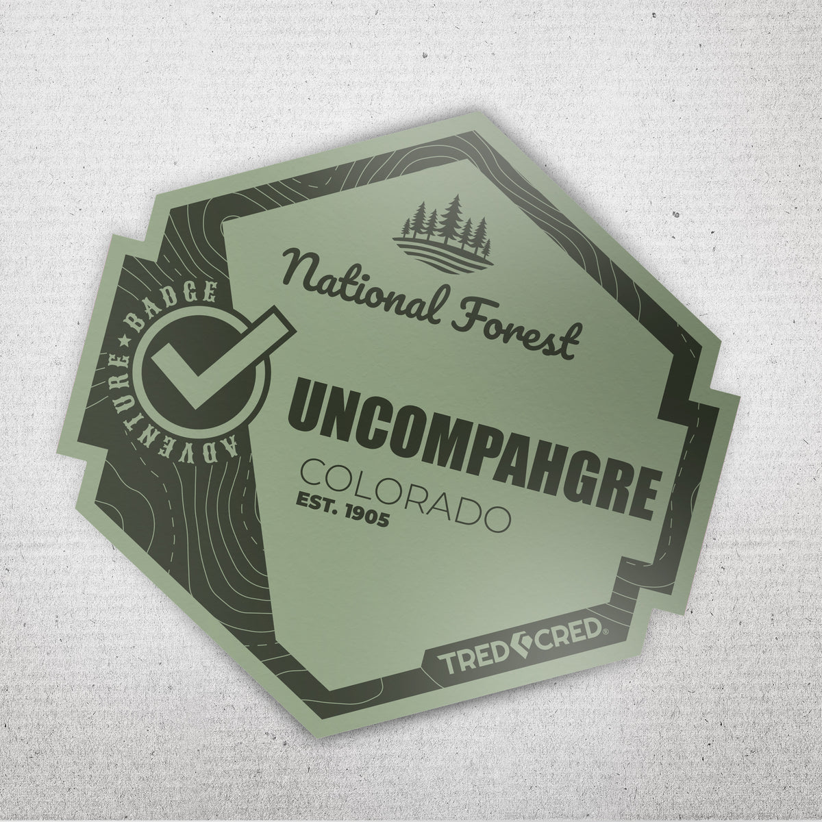Sticker: Uncompahgre National Forest