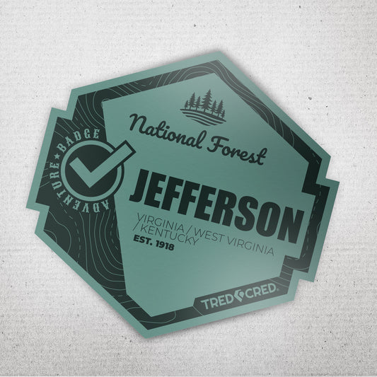 Sticker: Jefferson National Forest