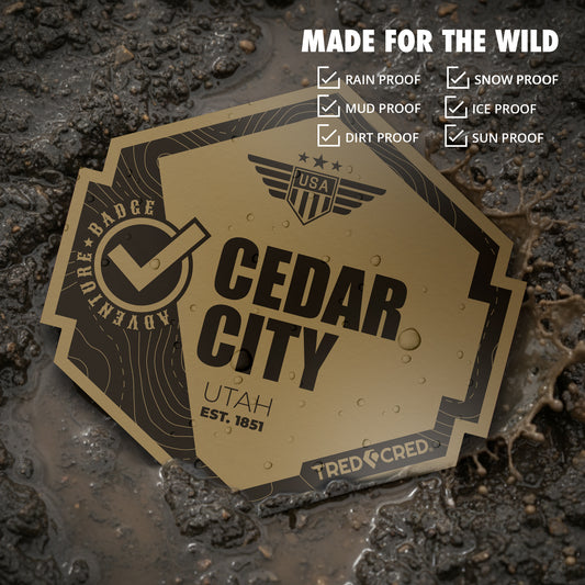 Sticker: Cedar City
