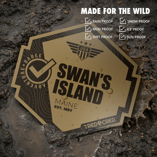Sticker: Swan's Island