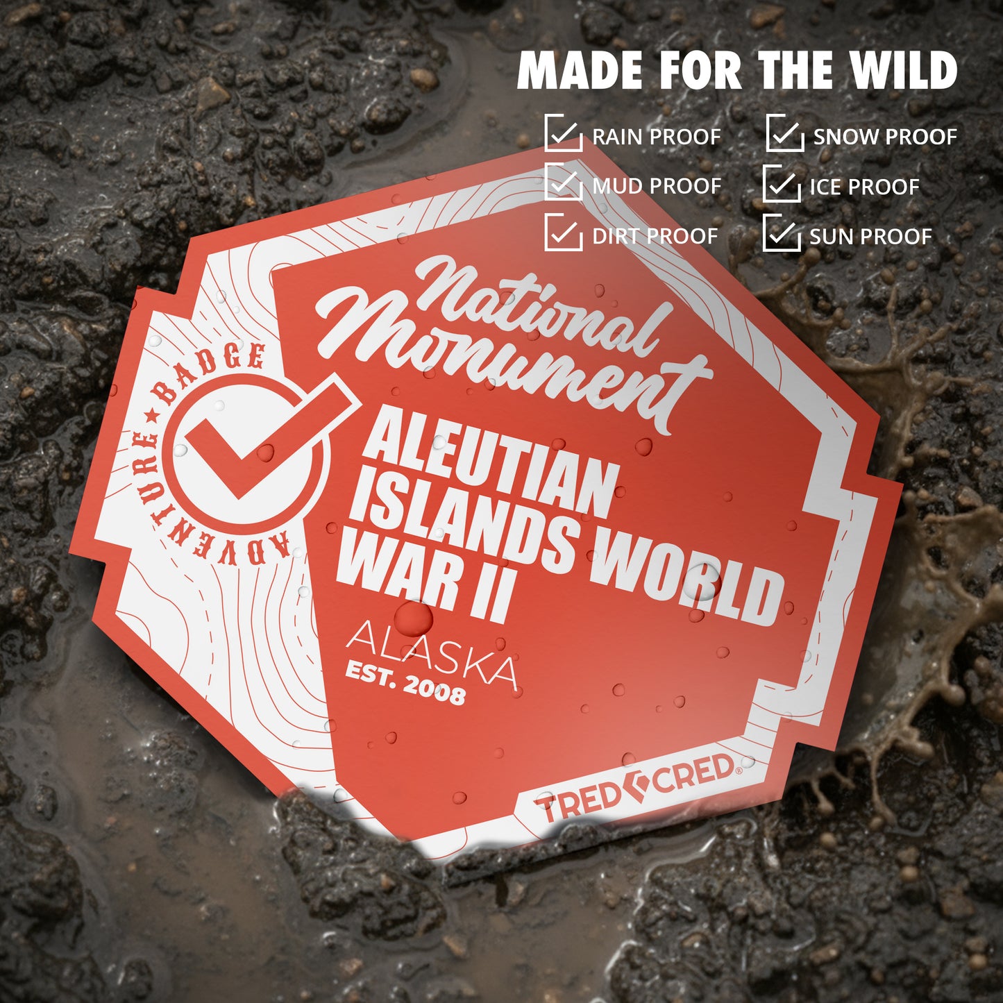 Sticker: Aleutian Islands World War II National Monument