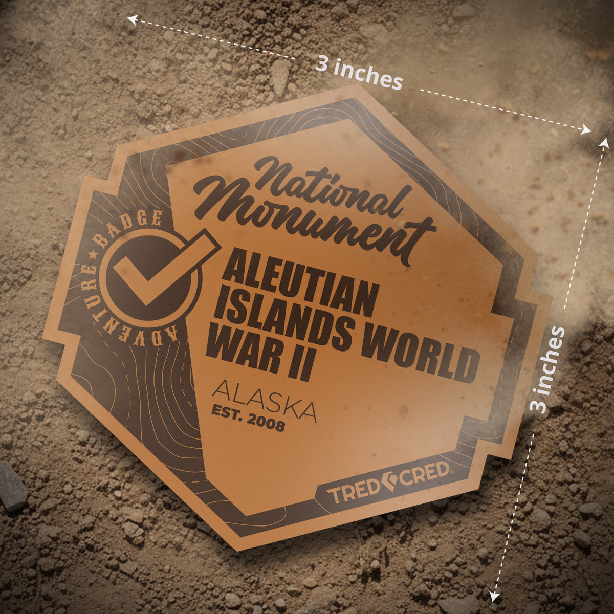 Sticker: Aleutian Islands World War II National Monument