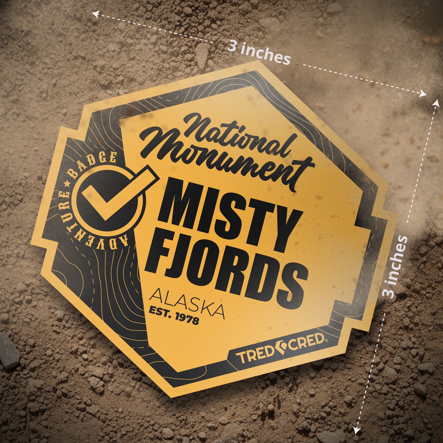 Sticker: Misty Fjords National Monument