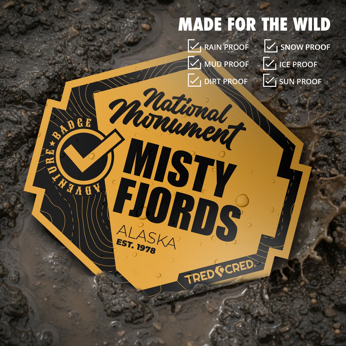 Sticker: Misty Fjords National Monument
