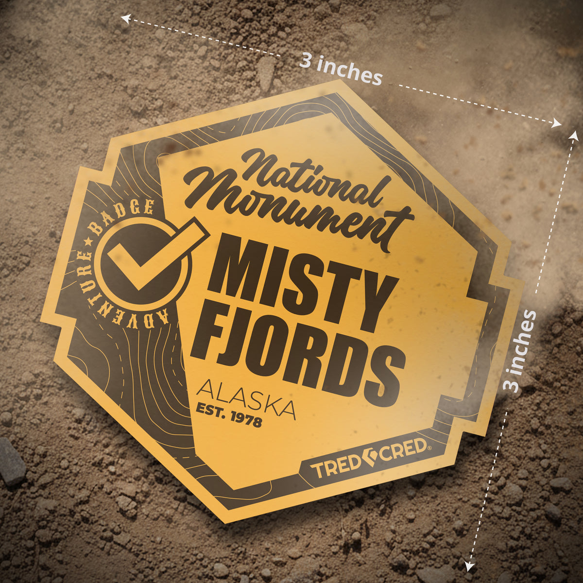 Sticker: Misty Fjords National Monument