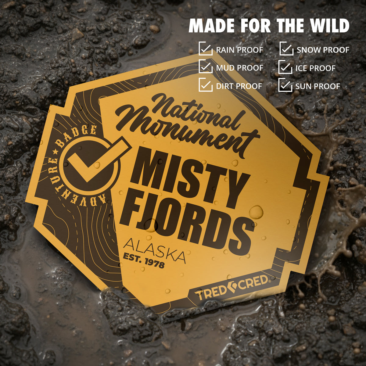 Sticker: Misty Fjords National Monument