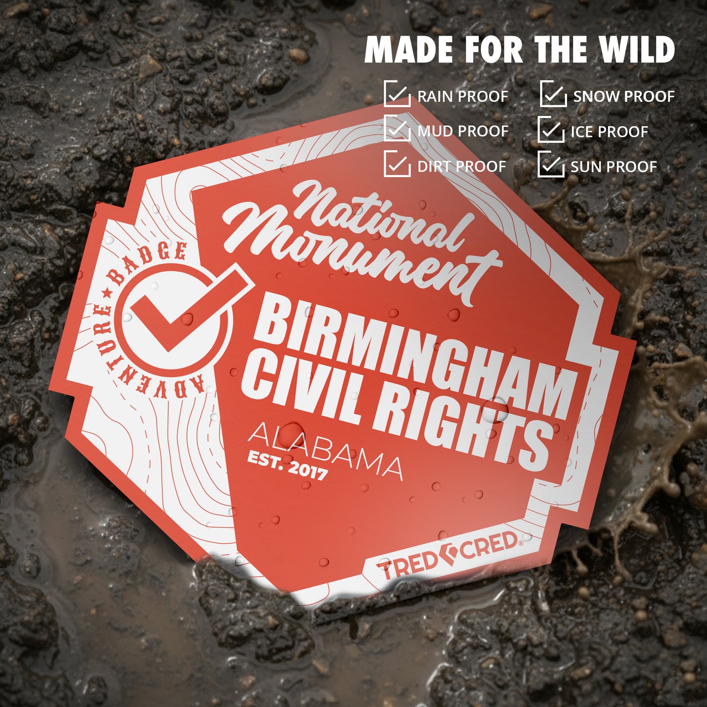 Sticker: Birmingham Civil Rights National Monument