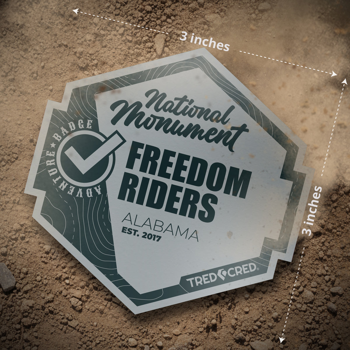 Sticker: Freedom Riders National Monument