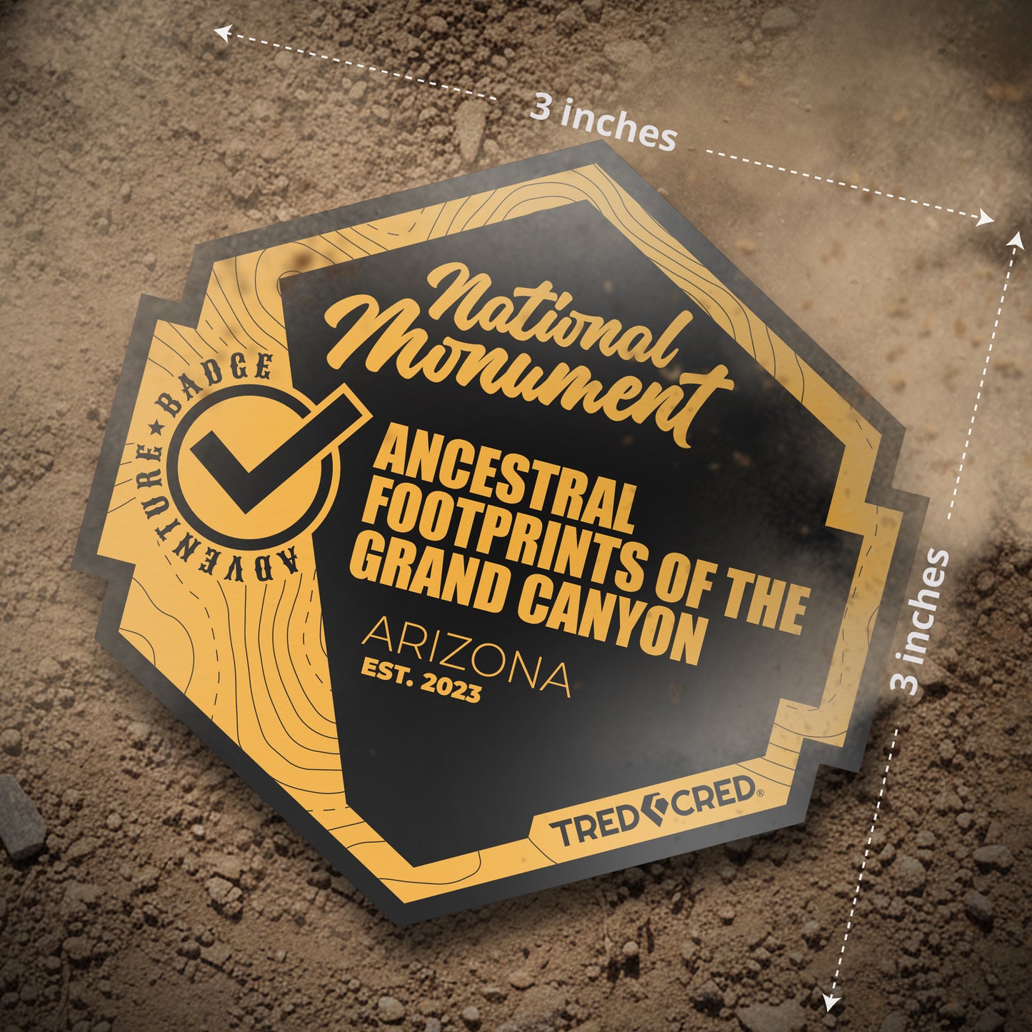 Sticker: Ancestral Footprints of the Grand Canyon National Monument