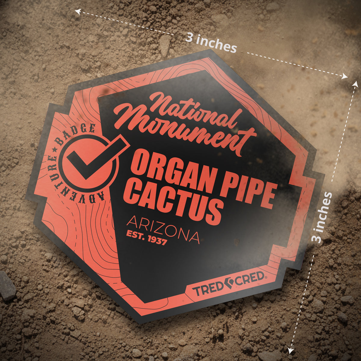 Sticker: Organ Pipe Cactus National Monument