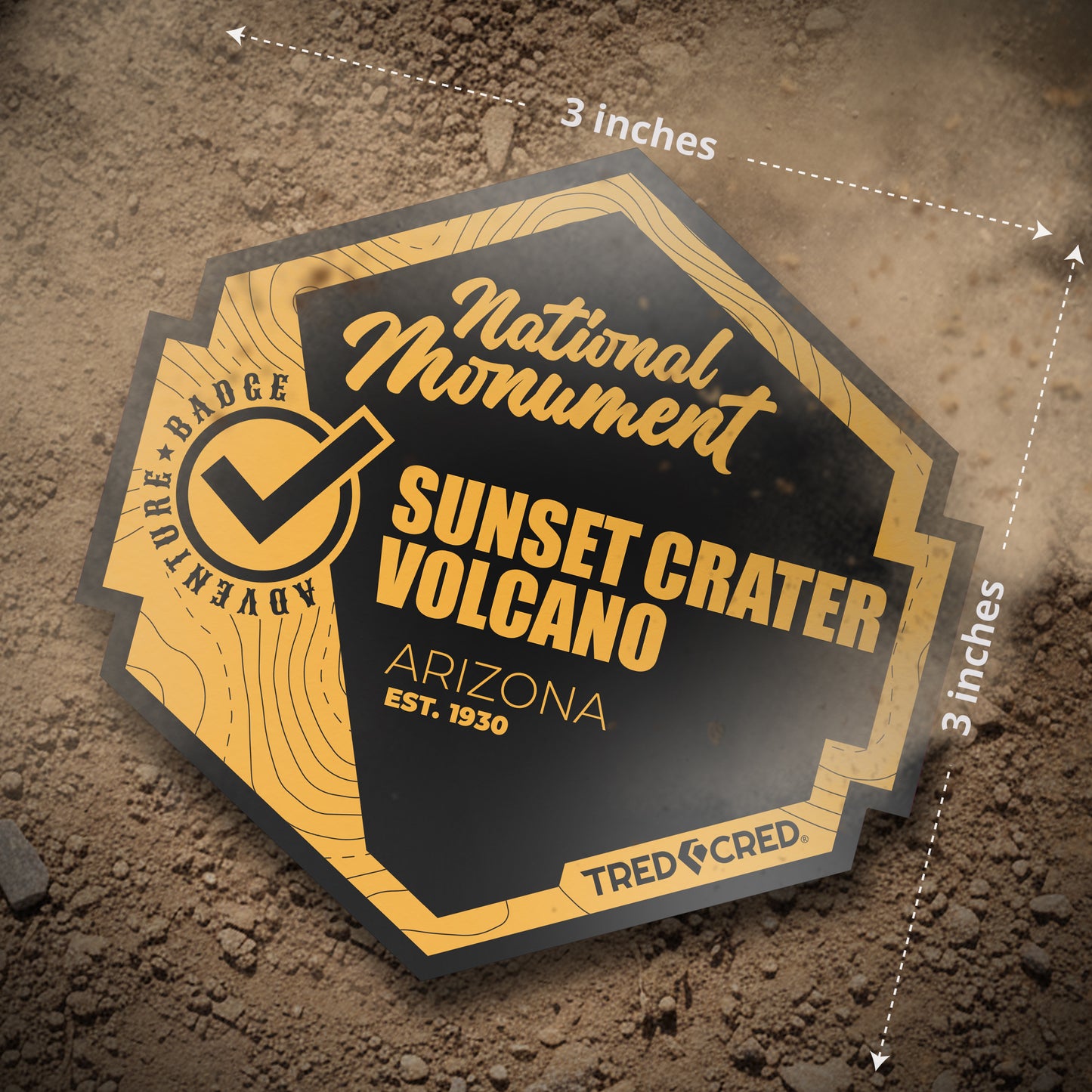 Sticker: Sunset Crater Volcano National Monument
