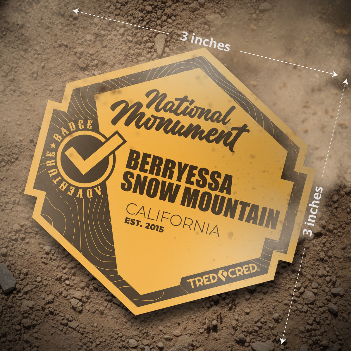 Sticker: Berryessa Snow Mountain National Monument