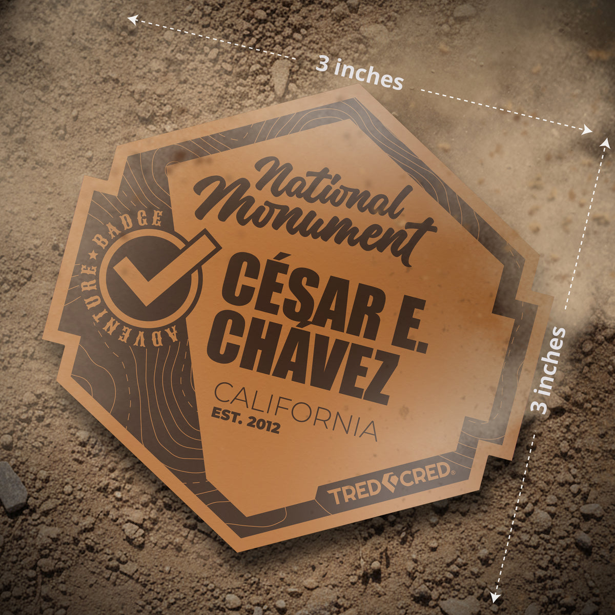 Sticker: César E. Chávez National Monument
