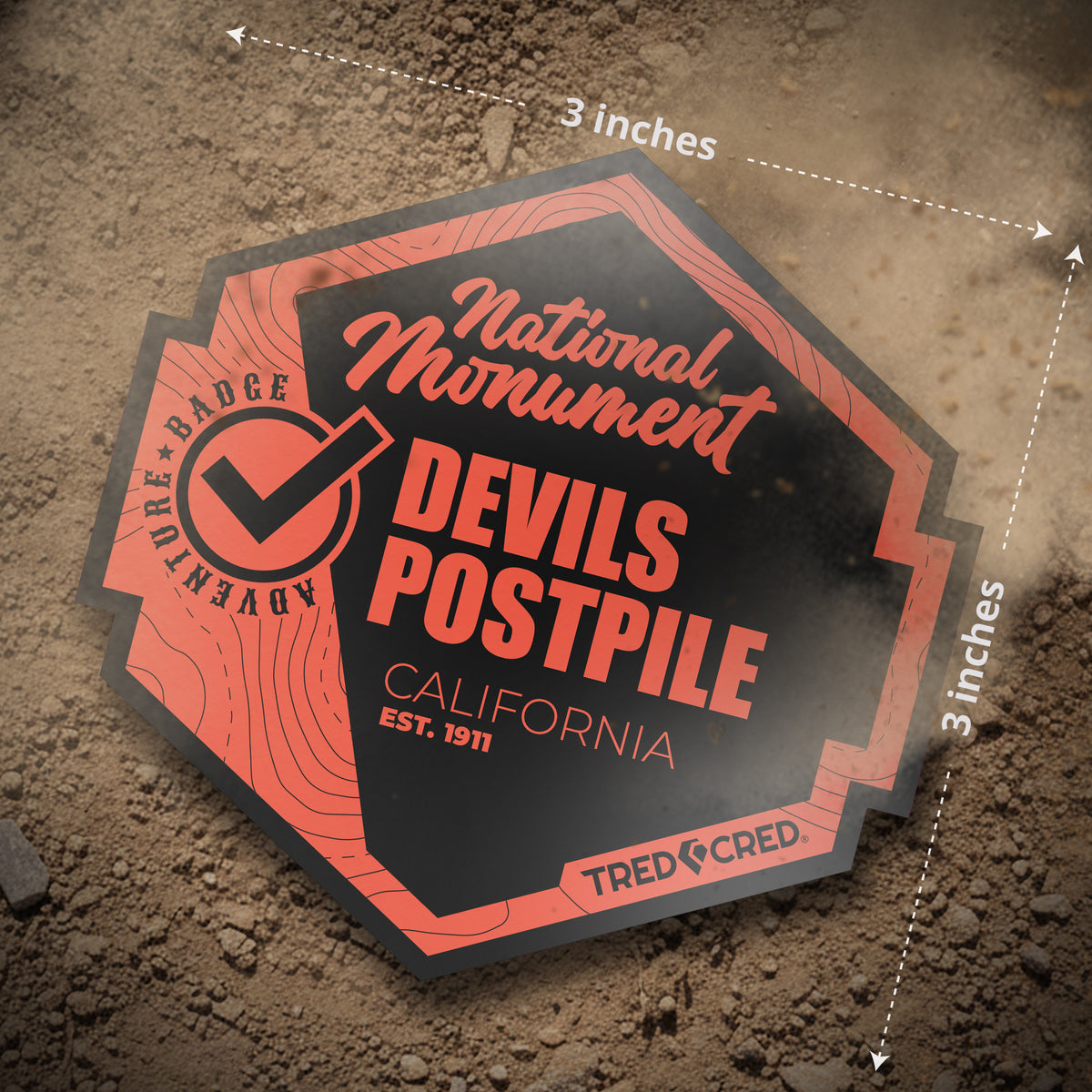 Sticker: Devils Postpile National Monument