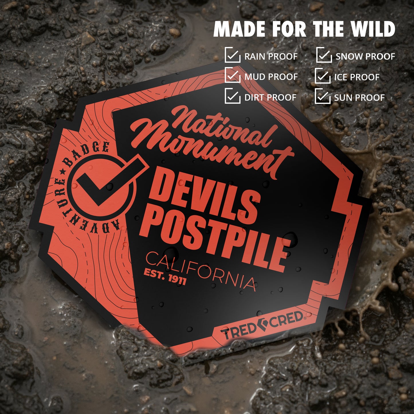 Sticker: Devils Postpile National Monument