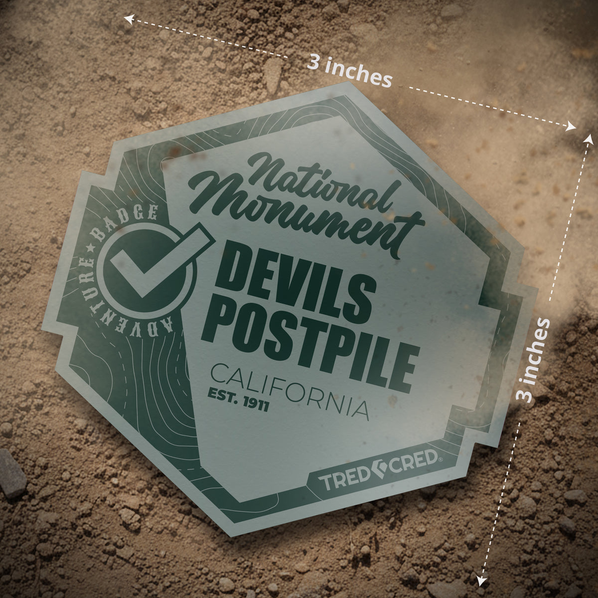 Sticker: Devils Postpile National Monument