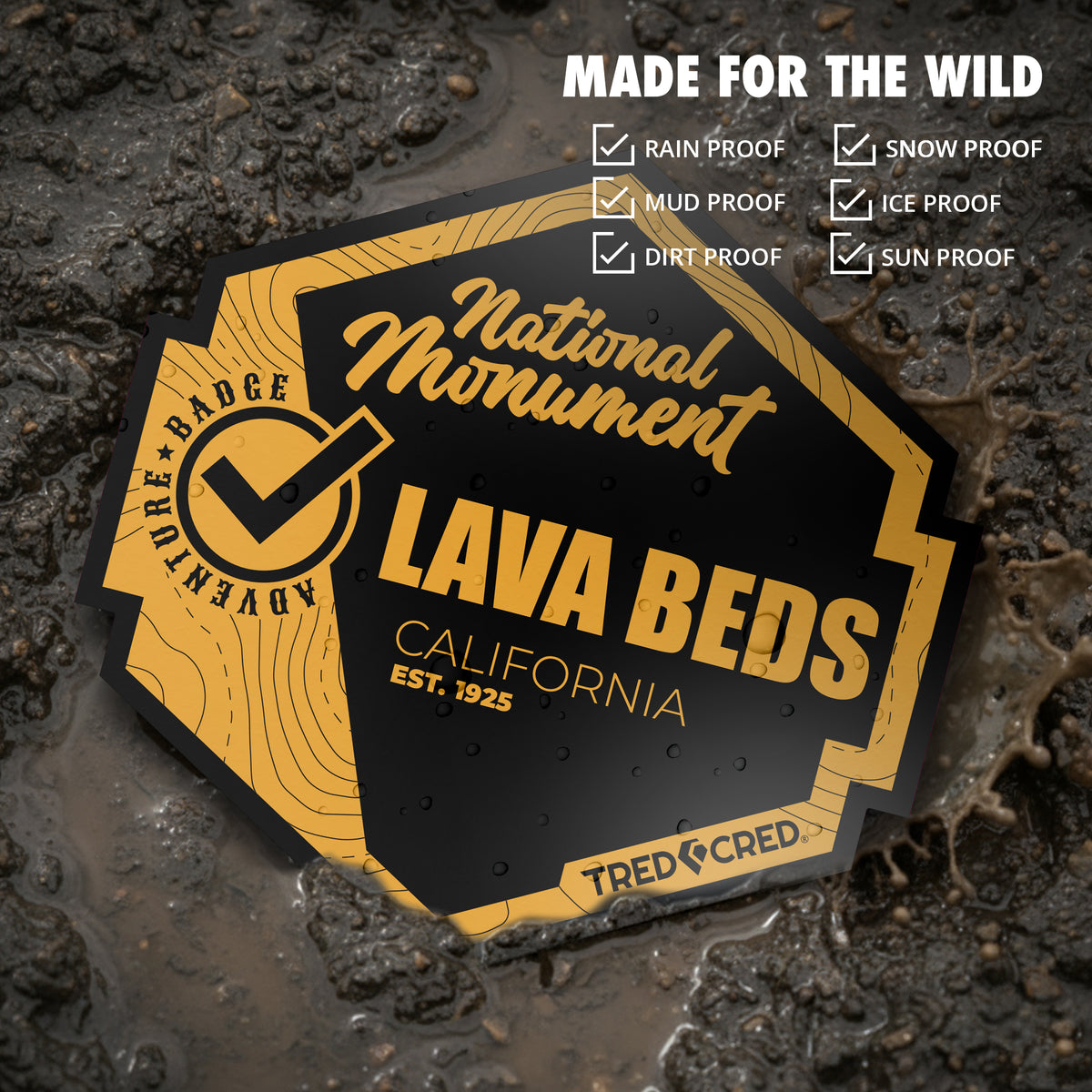 Sticker: Lava Beds National Monument