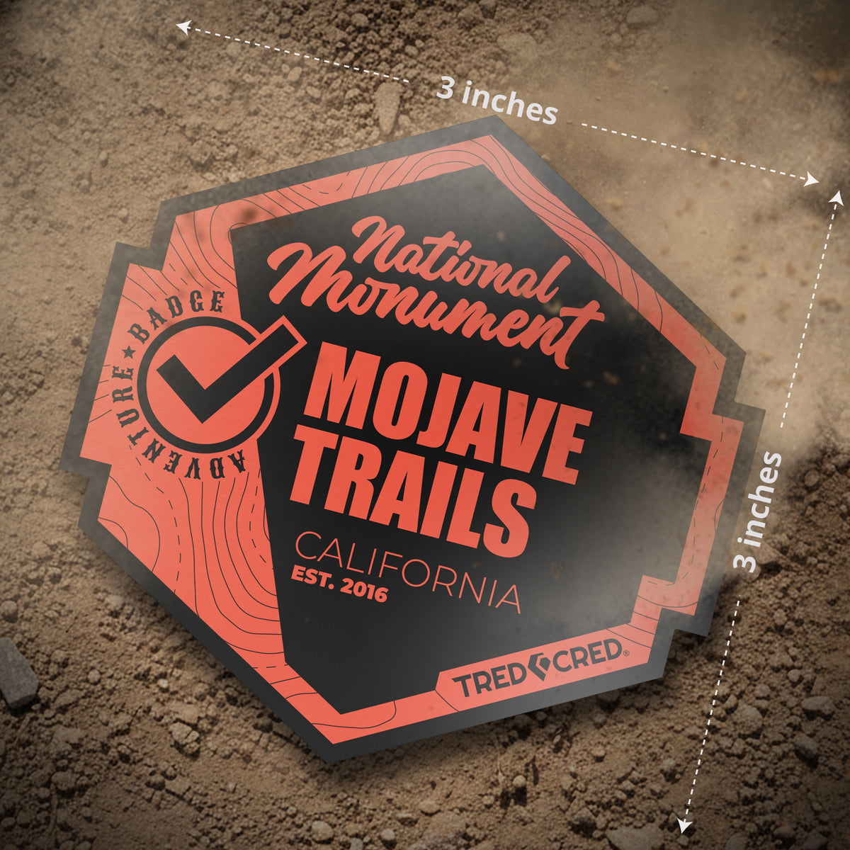 Sticker: Mojave Trails National Monument