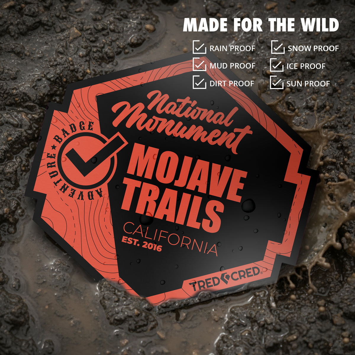 Sticker: Mojave Trails National Monument