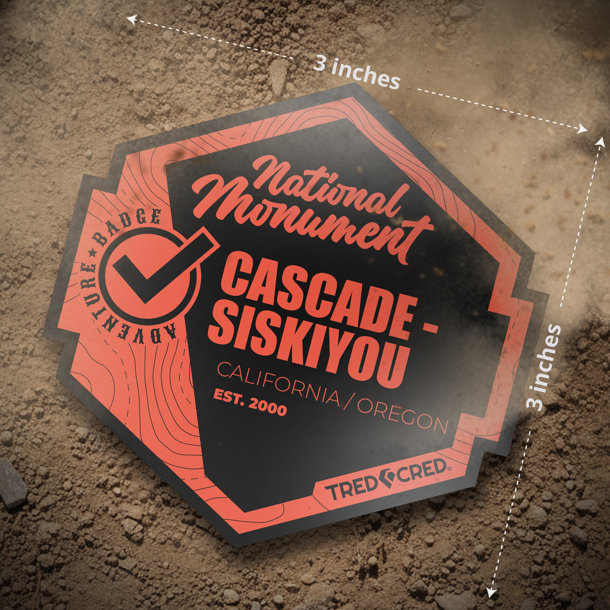 Sticker: Cascade - Siskiyou National Monument
