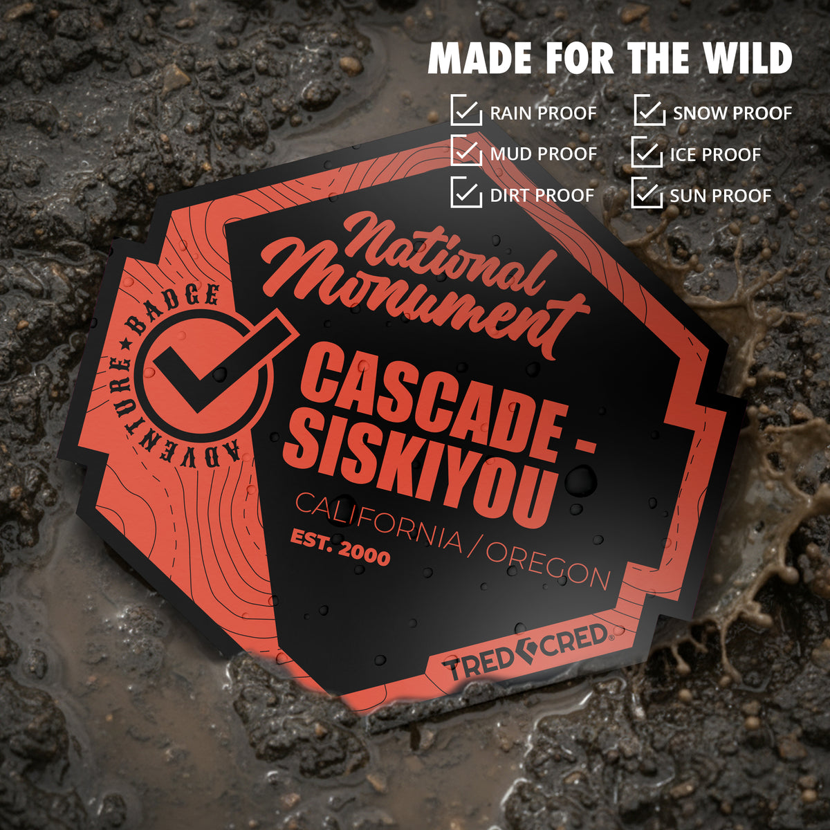 Sticker: Cascade - Siskiyou National Monument