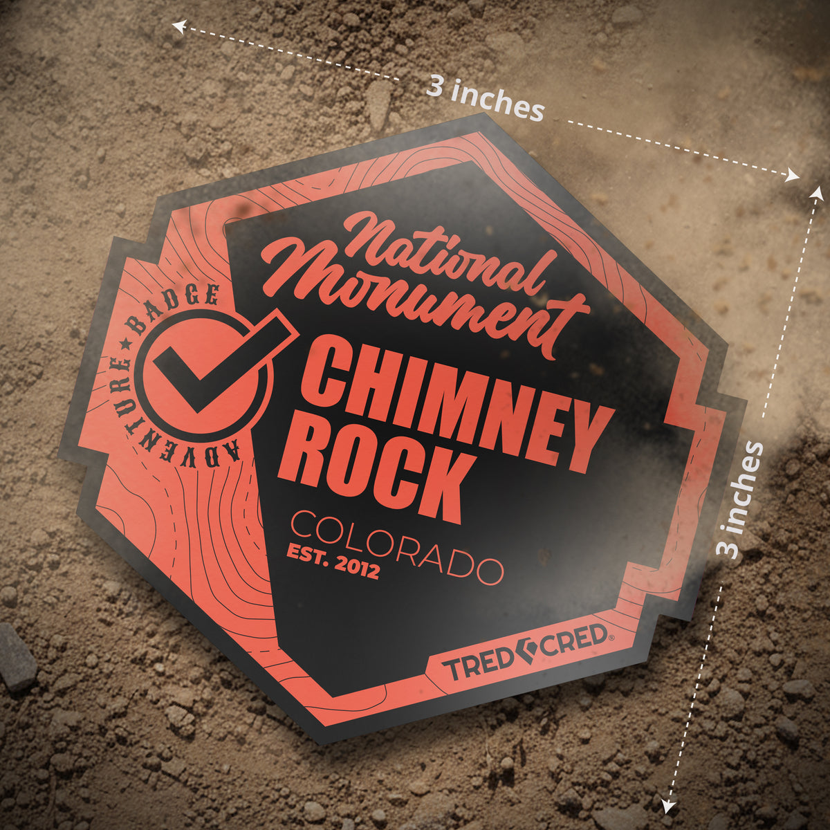 Sticker: Chimney Rock National Monument