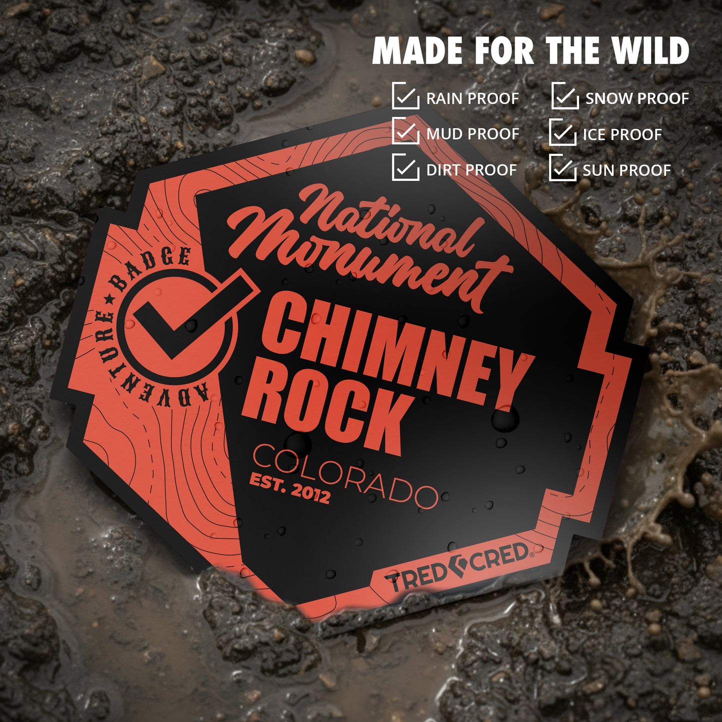 Sticker: Chimney Rock National Monument